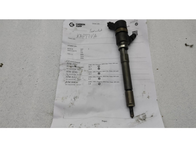 Форсунка 0445110270    Chevrolet Captiva для дизельного двигателя  2