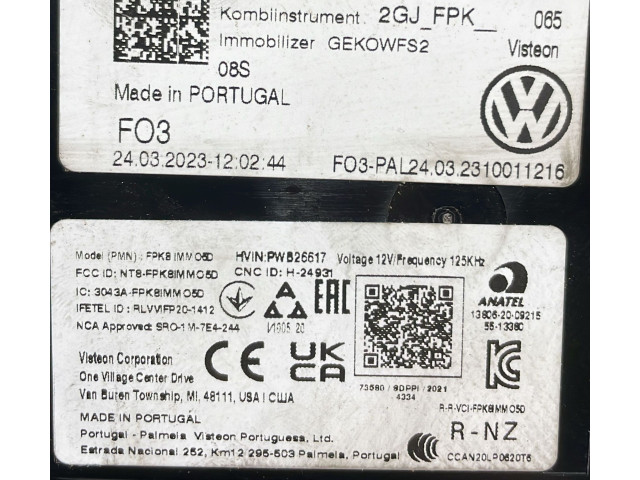 Přístrojová deska  Volkswagen T-Roc 2023 2GJ920310B, 2GJ920310B  