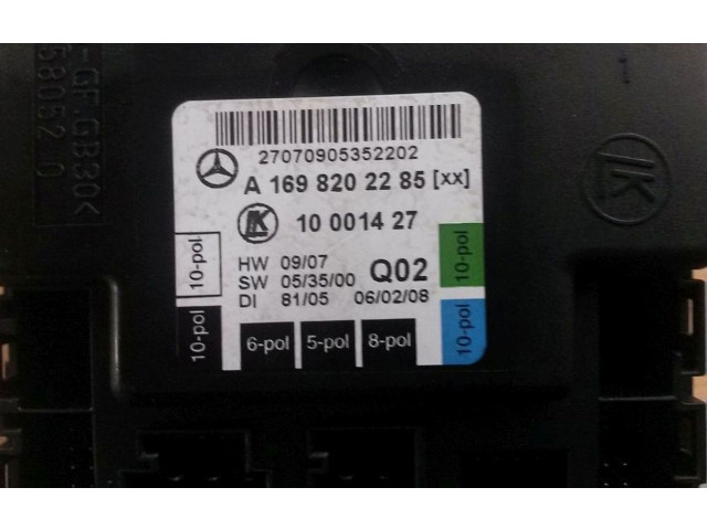 Блок управления A1698202288, A1698202288 Mercedes-Benz A W169