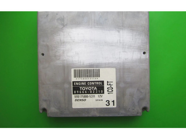 Řídící jednotka 89666-02310, MB175800-5311 Toyota Corolla E120 E130 2003