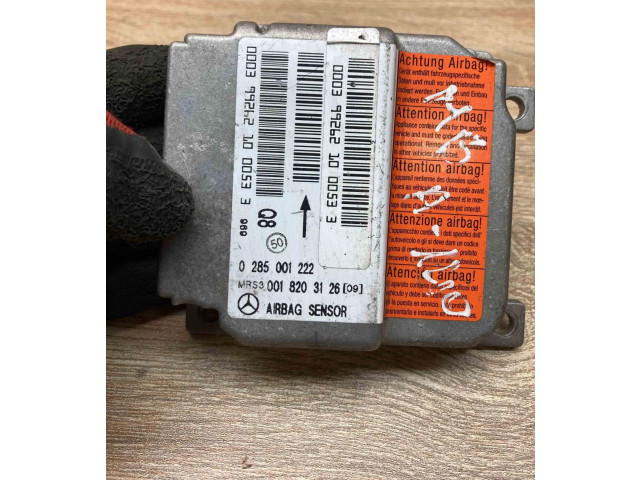 Блок подушек безопасности 0018203126, 0285001222   Mercedes-Benz A W168