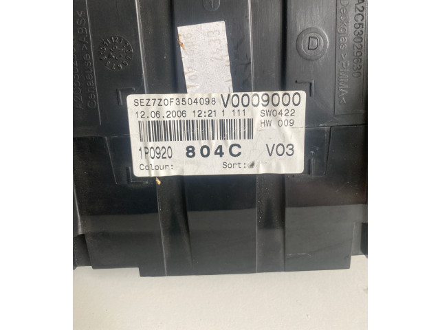 Přístrojová deska  Seat Leon (1P) 2008 1P0920804C, V0009000  