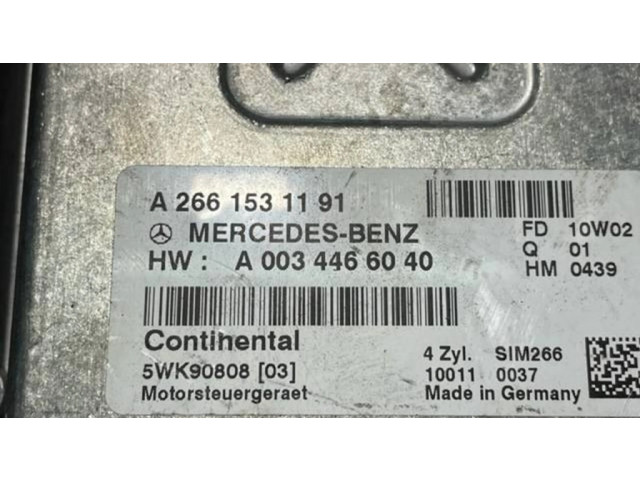 Řídící jednotka A0034466040, 5WK90808 Mercedes-Benz A W169 2007