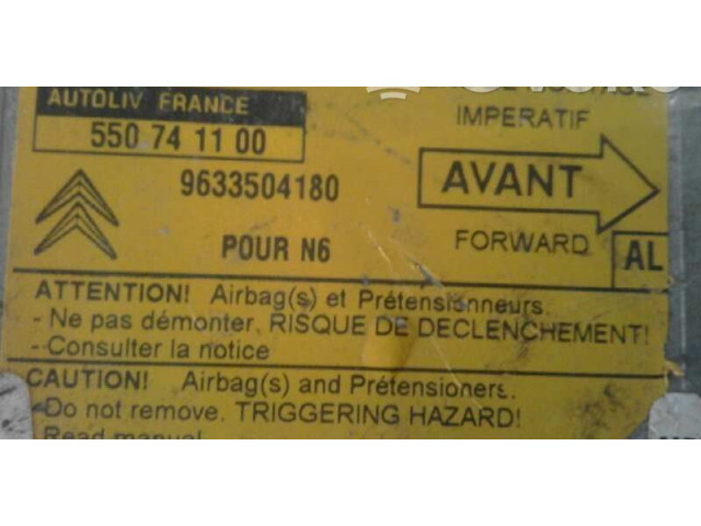 Блок подушек безопасности 9633504180 Citroen Xsara