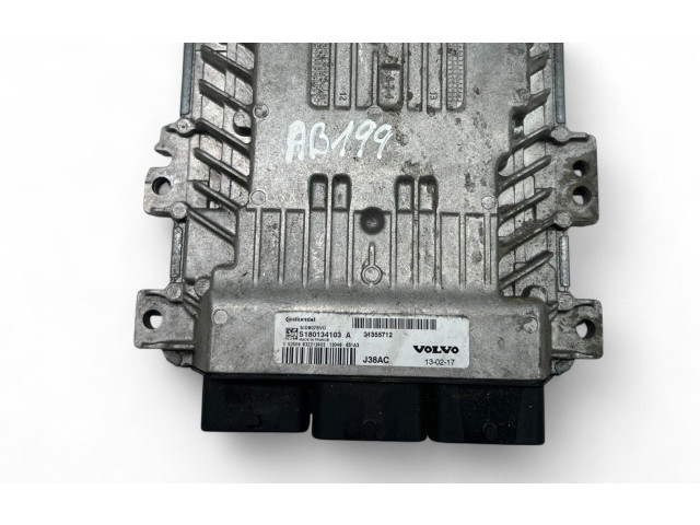 Блок управления двигателем Блок управления 31355712, S180134103A   Volvo V70