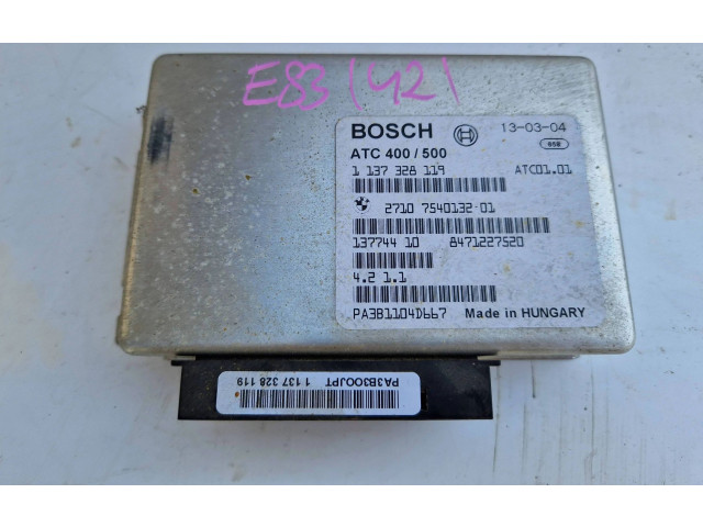 Блок управления редуктора коробки передач (раздатки) 7540132   BMW X3 E83