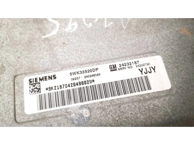 Řídící jednotka 24232187   Cadillac SRX 2005