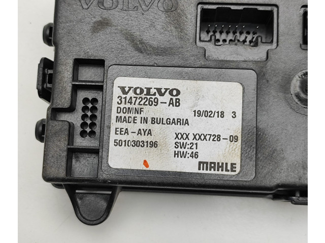 Блок управления кондиционера воздуха / климата/ печки (в салоне) Volvo XC60  2017 -  года 31472269, 31472269AB      