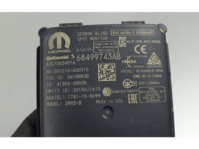 Датчик слепых зон 68499743AB, 2015DJ1610   Jeep Grand Cherokee