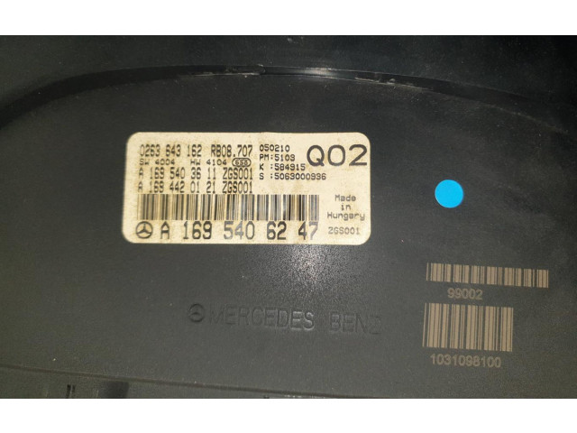 Панель приборов A1695406247   Mercedes-Benz A W169       