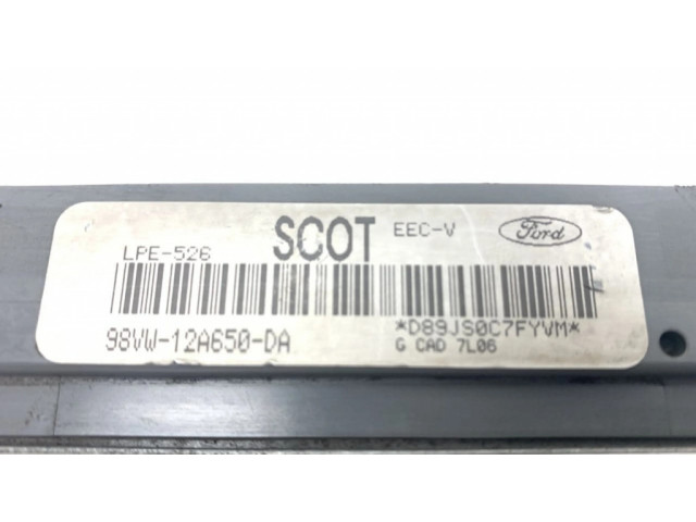Блок управления двигателя 98VW12A650DA   Ford Galaxy