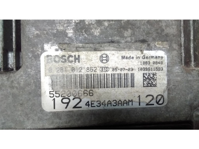 Řídící jednotka 0281012862, 55200668   Alfa Romeo GT 2005