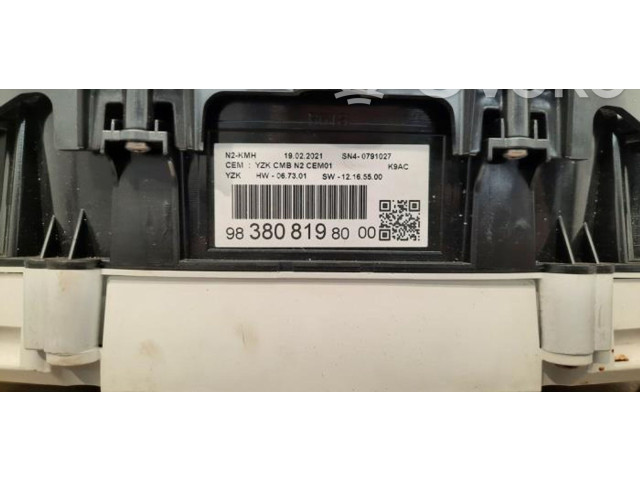 Přístrojová deska Citroen Berlingo 2021 9838081980