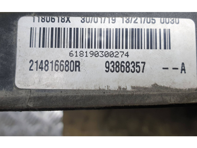 Вентилятор радиатора     214816680R, 93868357    Renault Trafic III (X82) 