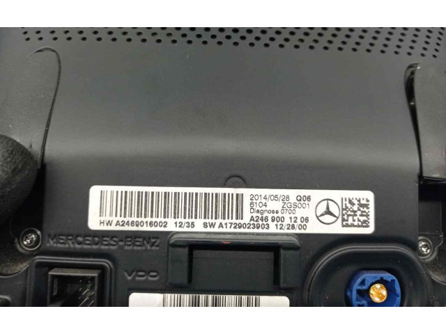 Přístrojová deska Mercedes-Benz GLA W156 2014 A2469001206, A2469016002