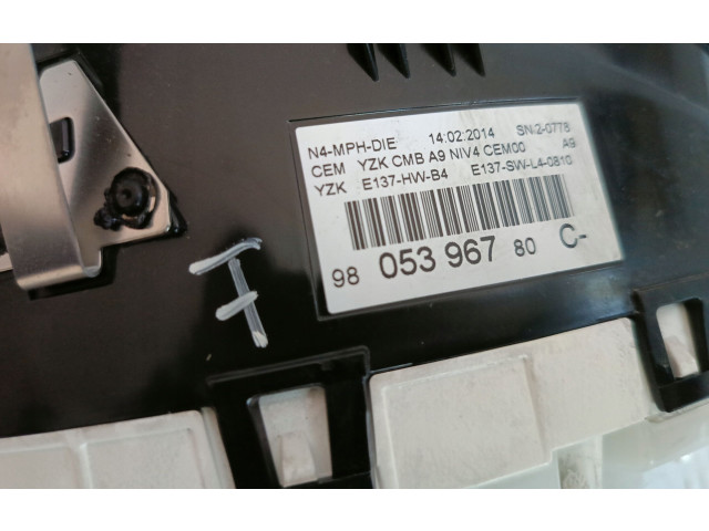 Панель приборов 9805396780LICZNIK   Peugeot 2008 I       