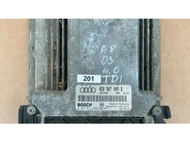 Řídící jednotka 0281011099, 4e0907409b Audi A8 S8 D2 4D 1994