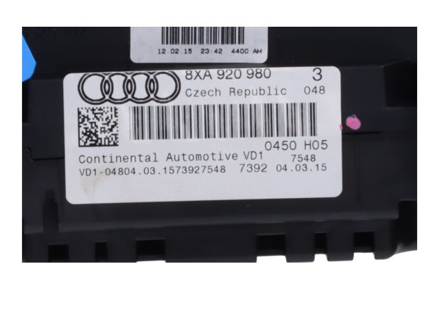 Спидометр (приборный щиток) 8XA920980 Audi A1