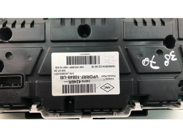 Přístrojová deska  Renault Captur 2015 248104246R  