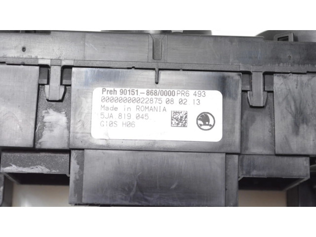 Модуль блока управления кондиционером 5JA819045   Skoda Rapid (NH)