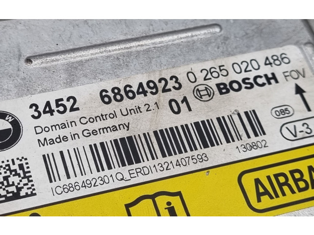 Блок подушек безопасности 6857316, 0265020436   BMW 5 F10 F11