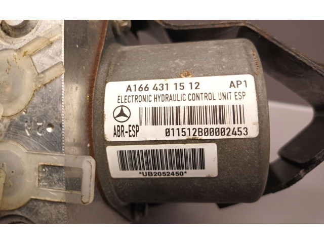Jednotka ABS A1664311512, UB2052450   Mercedes-Benz ML W166 2012