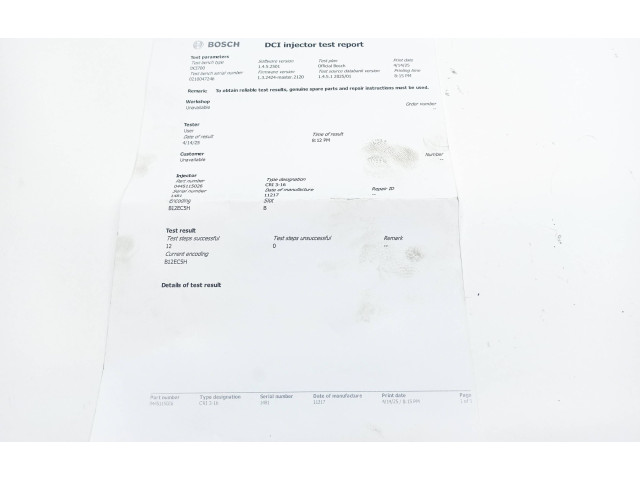 Форсунка A6420701187, 111217    Mercedes-Benz R W251  642872 