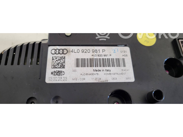 Přístrojová deska Audi Q7 4M 2018 4L0920981P, 503002205203