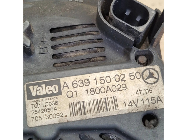 Генератор A6391500250, 1800A029 Mitsubishi Colt CZ3 1.5