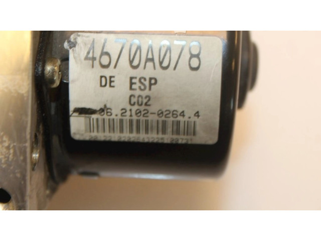 Блок АБС 4670A078, 06210202644 Mitsubishi Grandis - года