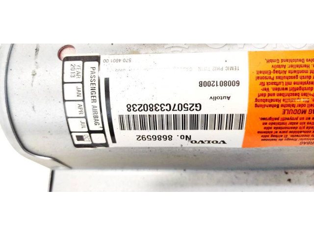 Подушка безопасности пассажира 8686592, 600801200B   Volvo XC90