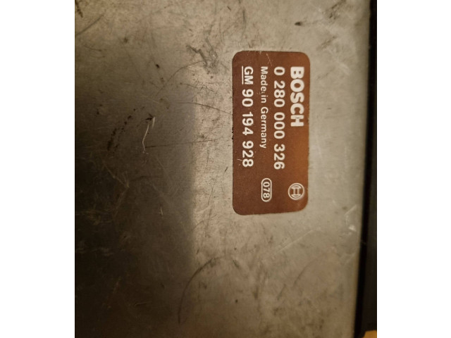 Řídící jednotka 90194928, 0280000326 Opel Rekord E1 1982