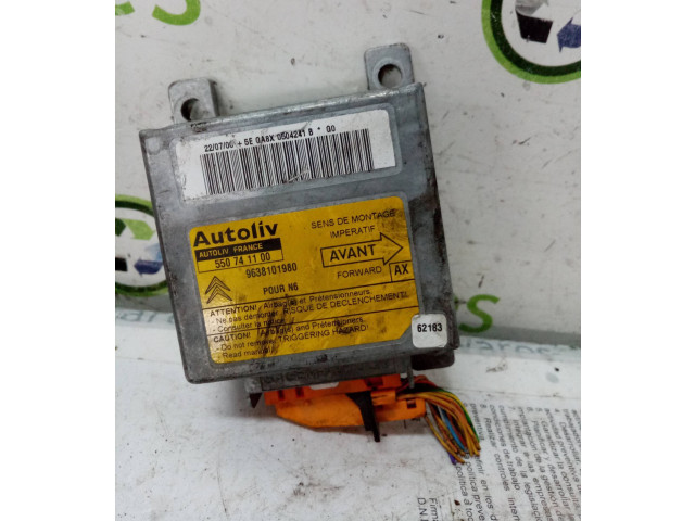 Блок подушек безопасности 9638101980 Citroen Xsara