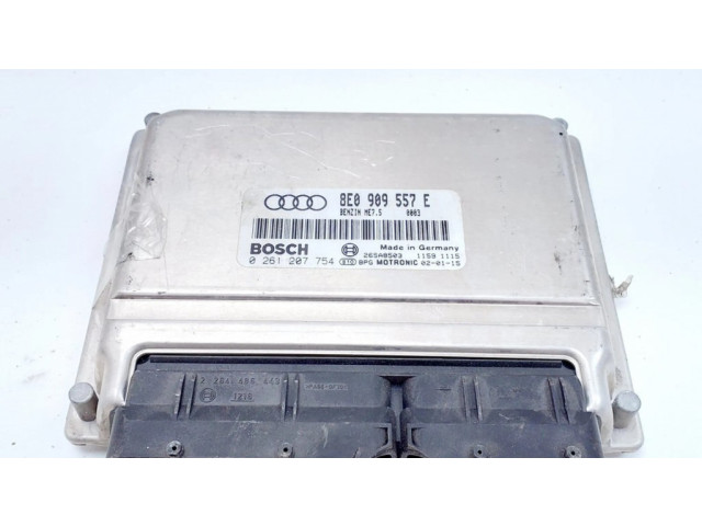 Řídící jednotka 8E0909557E, 0261207754 Audi A4 S4 B6 8E 8H 2004