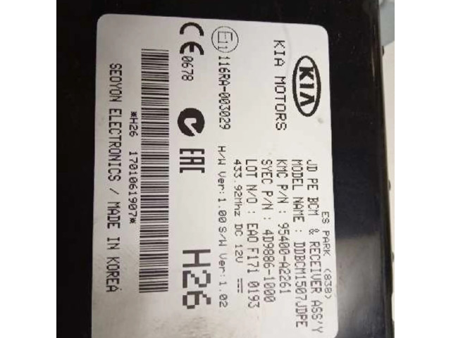 Блок управления 95400A2261 KIA Ceed
