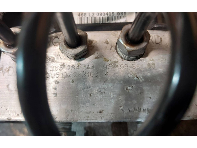 Блок АБС 9649988180, 0265234144 Citroen C4 I 2004 - 2010 года