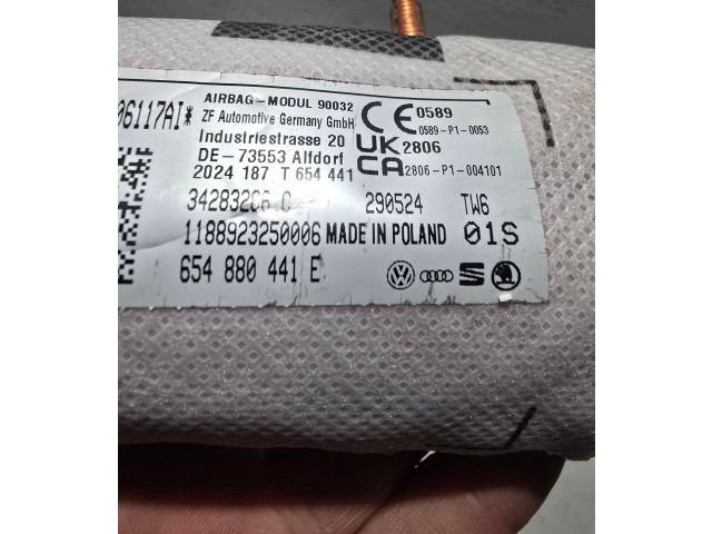 Подушка безопасности в сиденье 654880441E, 34283286C Skoda Scala