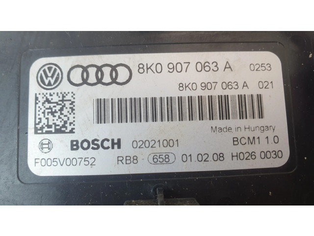 Блок комфорта 8K0907063A, 02021001   Audi A4 S4 B8 8K   