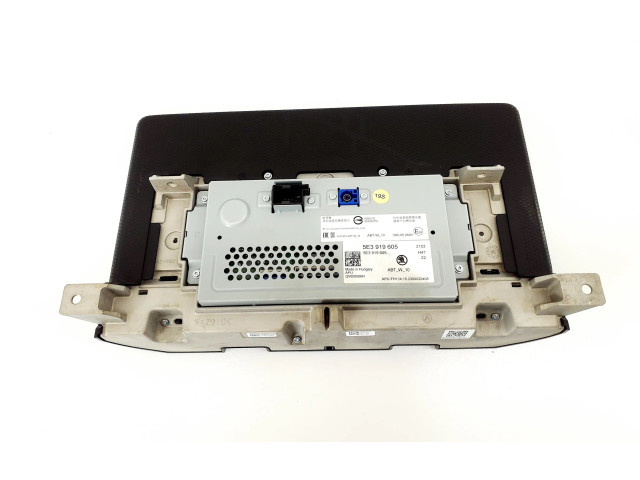 Экран/ дисплей / маленький экран 5E3919605   Skoda Octavia Mk4       