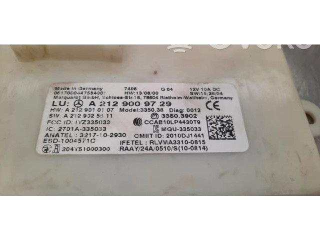 Блок управления A2129009729 Mercedes-Benz A W176