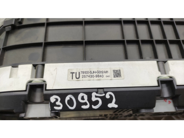 Панель приборов 78100SJHG312M1, 2574309840 Honda FR-V