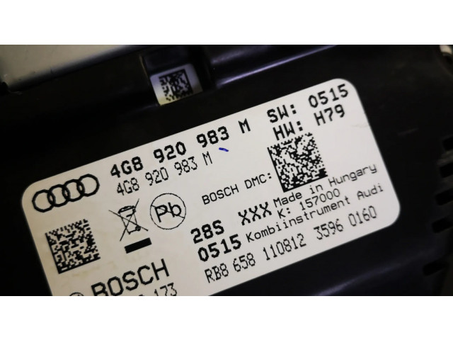 Панель приборов 4G8920983M   Audi A6 C7       