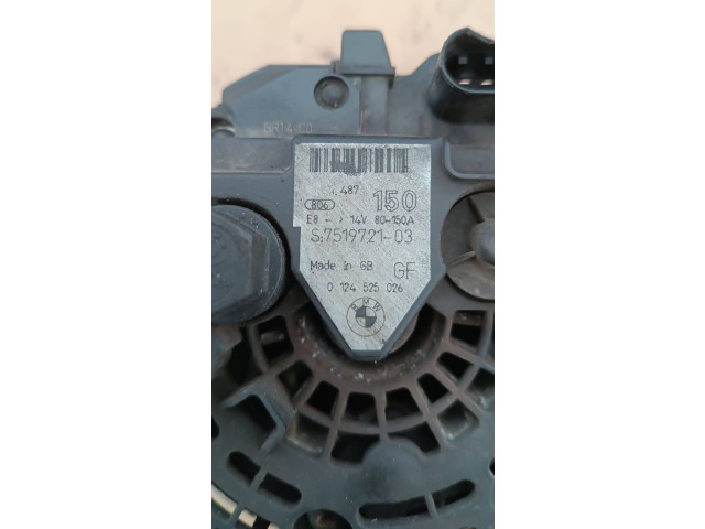 Генератор 0124525026, 7519721   BMW X3 E83      