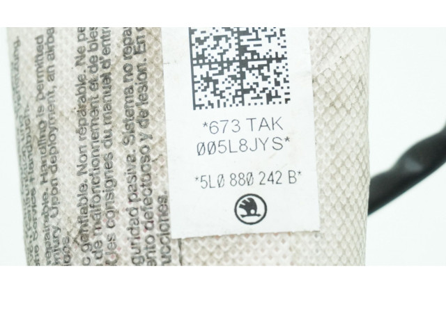 Подушка безопасности в сиденье 5L0880242B, 5L0880242B   Skoda Yeti (5L)