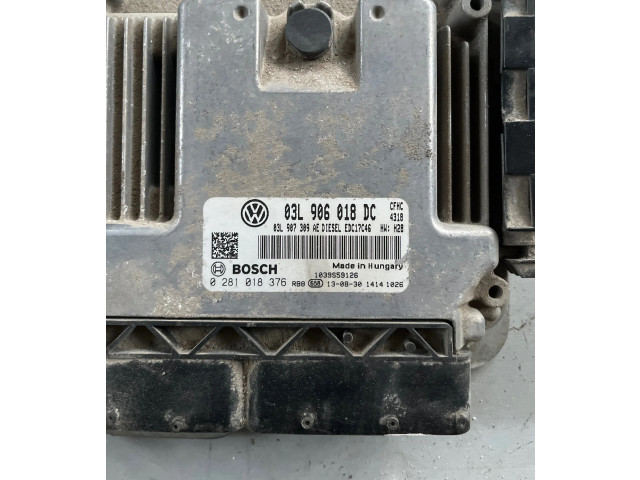 Řídící jednotka 03L906018DC, 03L907309AE   Volkswagen Caddy 2014