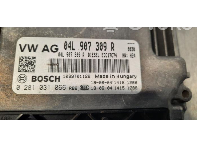 Блок управления двигателя 04L907309R   Skoda Superb B8 (3V)