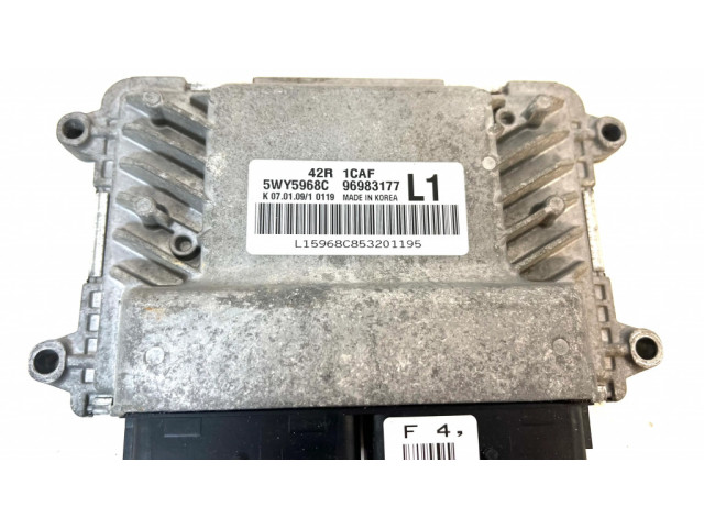 Řídící jednotka 5WY5968C, 96983177L1   Chevrolet Aveo 2010