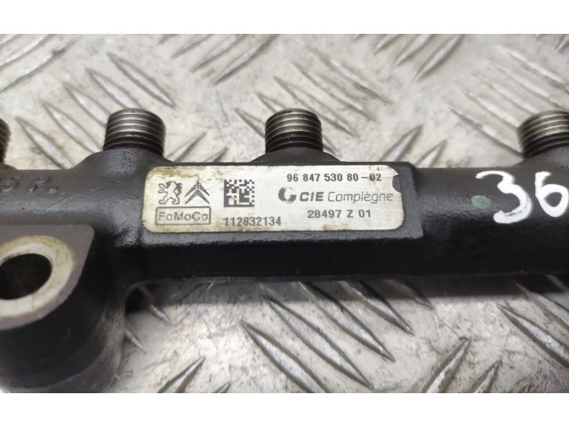 Vstřikovací lišta 9684753080   Peugeot 3008 I  pro naftový motor 1.6  