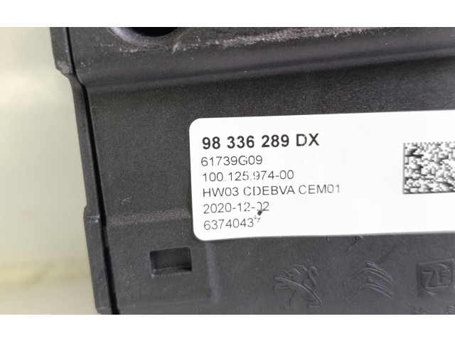 Рычаг переключения передач 98336289DX   Peugeot 2008 II