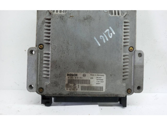 Блок управления двигателя 9641606680, 0281010551 Peugeot 306